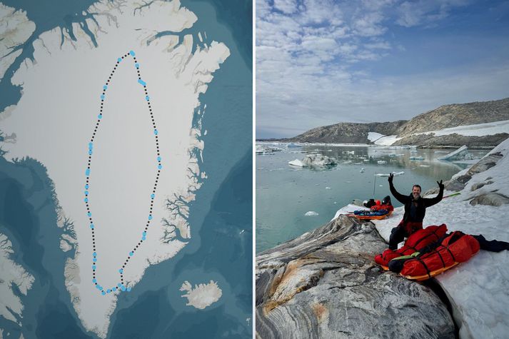 Jökulfararnir þeyttust um líflausu ísauðnina í á annan mánuð og komust heilir á húfi aftur til Íslands.