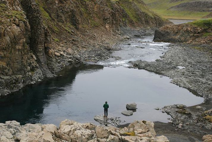 Landsvirkjun kannar möguleikann á 25 til 30 megawatta virkjun í ánni. 250 ferkílómetra svæði verður rannsakað, ofan Hrunakróks og norður að Blákolli.