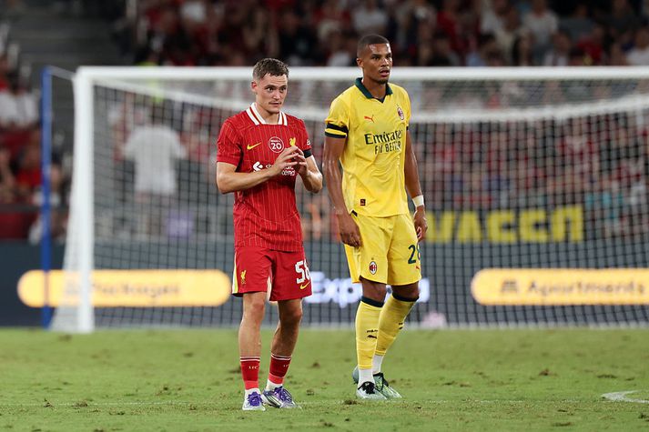 Florian Wirtz lék sinn fyrsta leik fyrir Liverpool í dag