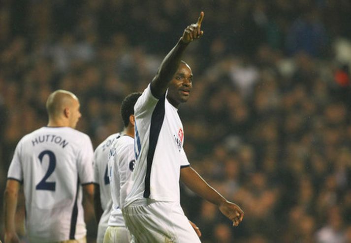 Darren Bent fagnar einu marka sinna í kvöld.