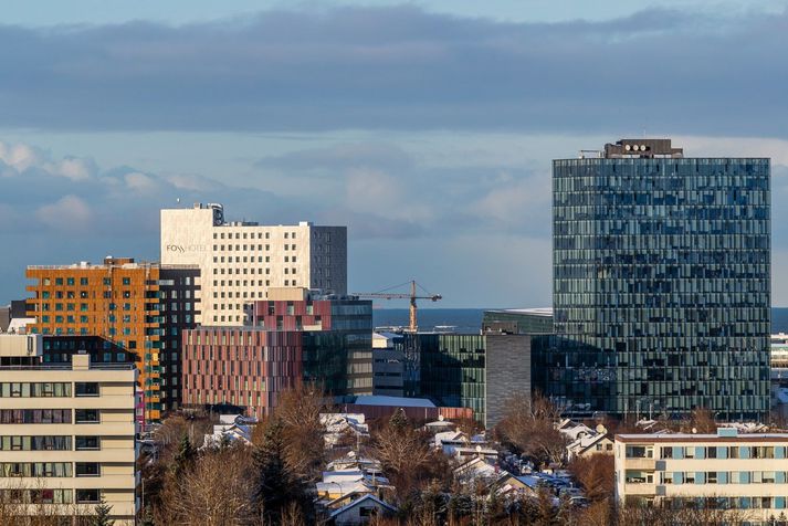 Jarðskjálftinn fannst meðal annars vel í Reykjavík.