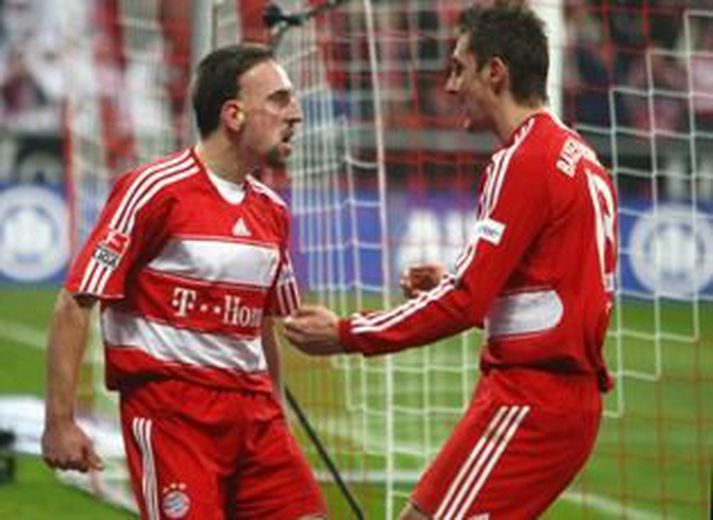 Franck Ribery skoraði úr vítaspyrnu.