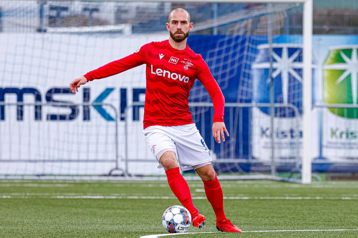 Sebastian Hedlund í leik með Val 2022.