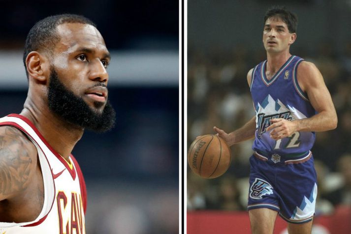 LeBron James og John Stockton.