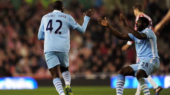 Yaya Toure og Kolo Toure.