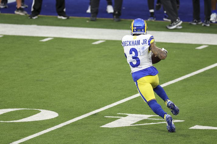 Odell Beckham Jr. verður leikmaður Baltimore Ravens á næstu leiktíð.