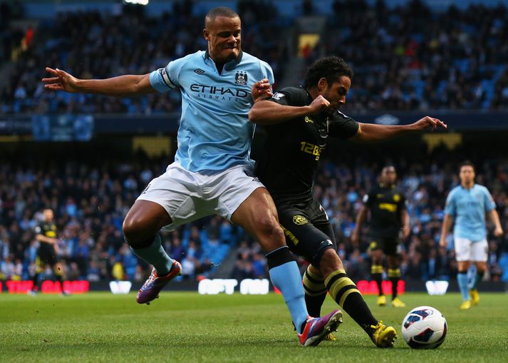 Kompany í leik með City.