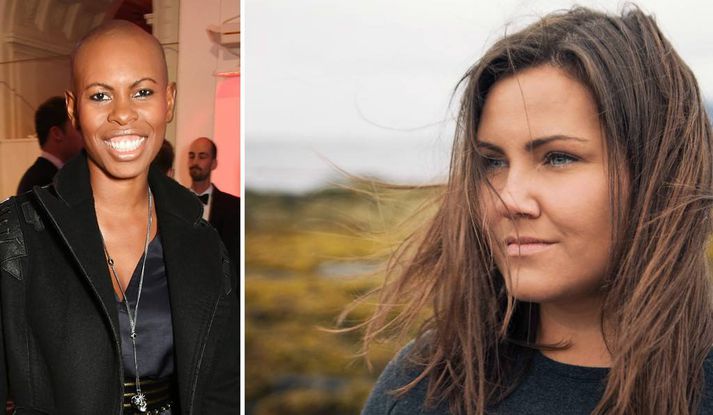 Anna Margrét Káradóttir var himinlifandi með skilboðin frá Skin, söngkonu Skunk Anansie.