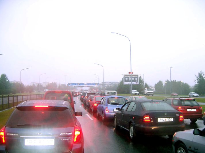 Umferð í Reykjavík.