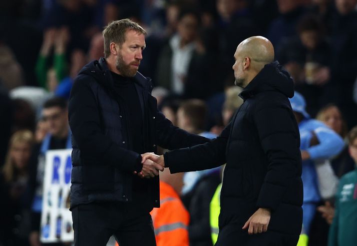 Pep Guardiola telur að Graham Potter þurfi tíma til að koma hlutunum í rétt horf hjá Chelsea.