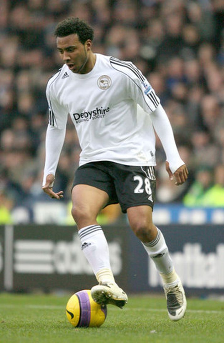 Giles Barnes í leik með Derby.