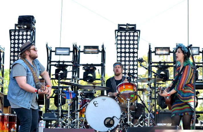 Of Monsters and Men á tónleikum í Manchester í sumar.