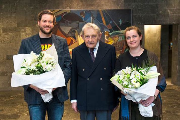 Bjarki Þór Jónsson, Jóhannes Nordal og Margrét Gunnarsdóttir.