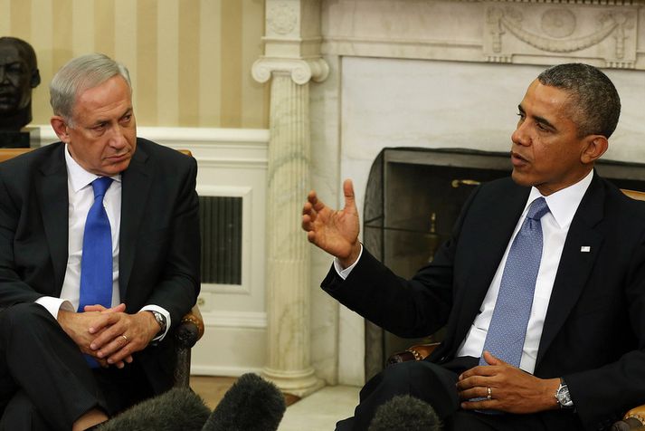 Benjamin Netanyahu og Barack Obama.