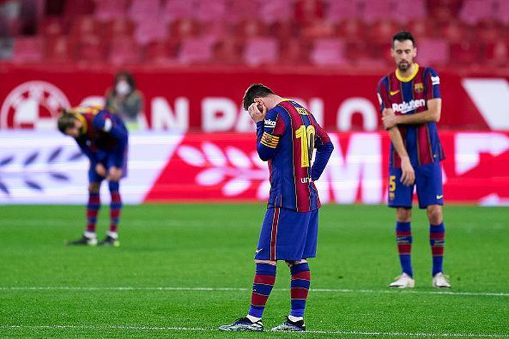 Messi svekkir sig í kvöld en Börsungar vinna ekki spænska bikarinn í ár.