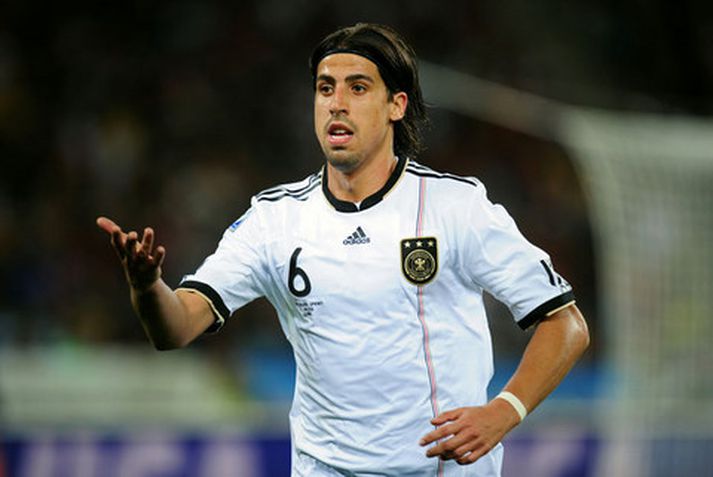 Sami Khedira í leik með þýska landsliðinu.
