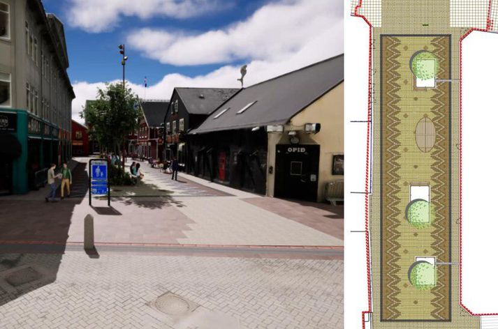 Breyta á Naustinni úr bílagötu í vistgötu þar sem rekstraraðilum verður gert kleift að færa starfsemina út í borgarlandið á góðviðrisdögum. 