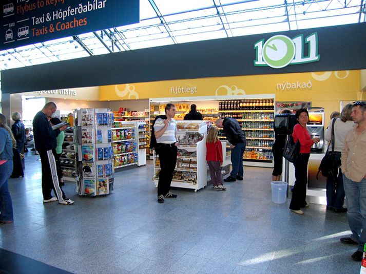 Úr flugsstöð Leifs Eiríkssonar