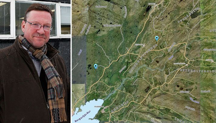 Ásta Möller, eiginkona Hauks, er nú skráður eigandi beggja jarðanna við Hjarðarholt.