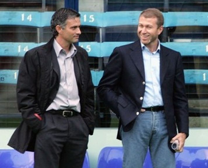 Skrattinn og Amman....
Jose Mourinho og Roman Abramovich gátu ekki unnið saman undir það síðasta