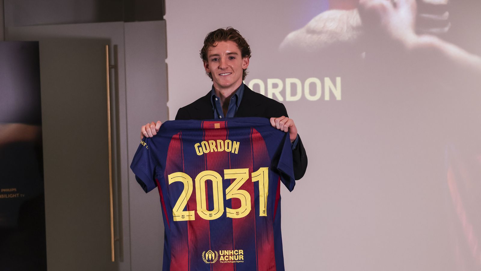 Gordon mættur til Börsunga