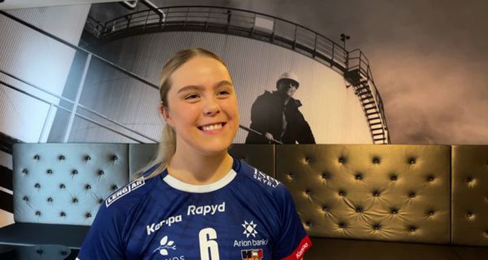 Þórey Anna Ásgeirsdóttir er afar spennt fyrir fyrsta leik.