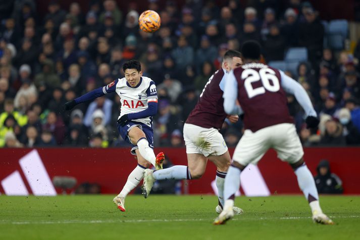 Úr leik Tottenham Hotspur og Aston Villa fyrr á leiktíðinni.