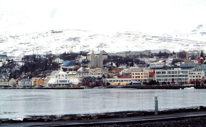 Frá Akureyri, en höfuðstöðvar Saga Fjárfestingarbanka eru í bænum.