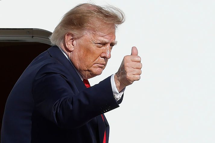 Donald Trump virðist ekki alveg viss um hvernig hann eigi að taka því að Kanadamenn gætu fengið aukaaðild að Evrópusambandinu.