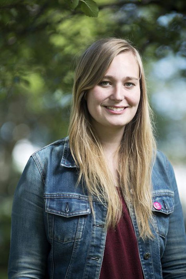María Rut Kristinsdóttir er ánægð með nýja Háskólaappið.