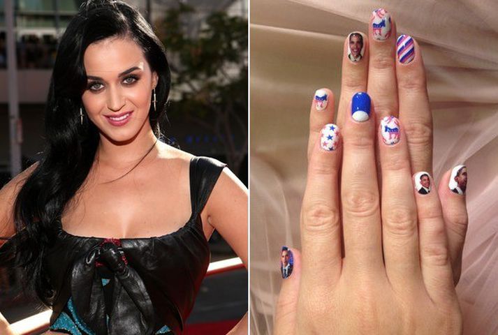 Katy Perry valdi sérstaka leið til að sýna Obama stuðning.