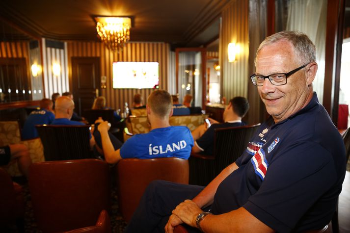 Lars Lagerbäck gefur sér ekki mikinn tíma til að horfa á EM á meðan hann er á EM.