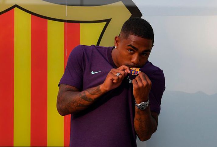 Malcom er hæstánægður með vistaskiptin til Barcelona