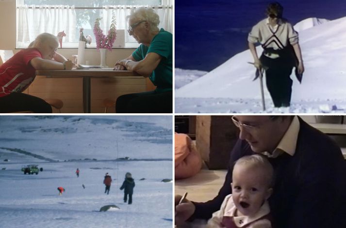 Brot úr stiklunni fyrir heimildarmyndina Um tímann og vatnið.