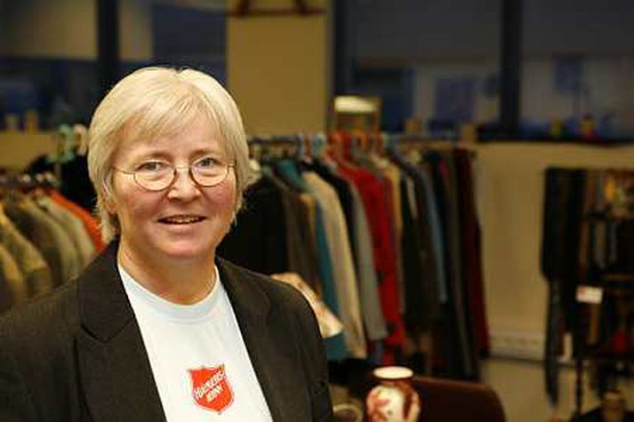 Anna María Reinholdsen er yfirforingi í Hjálpræðishernum.