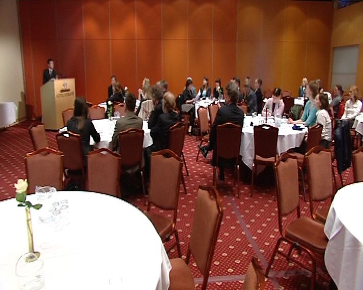 Frá ráðstefnu um neytendamál í morgun.