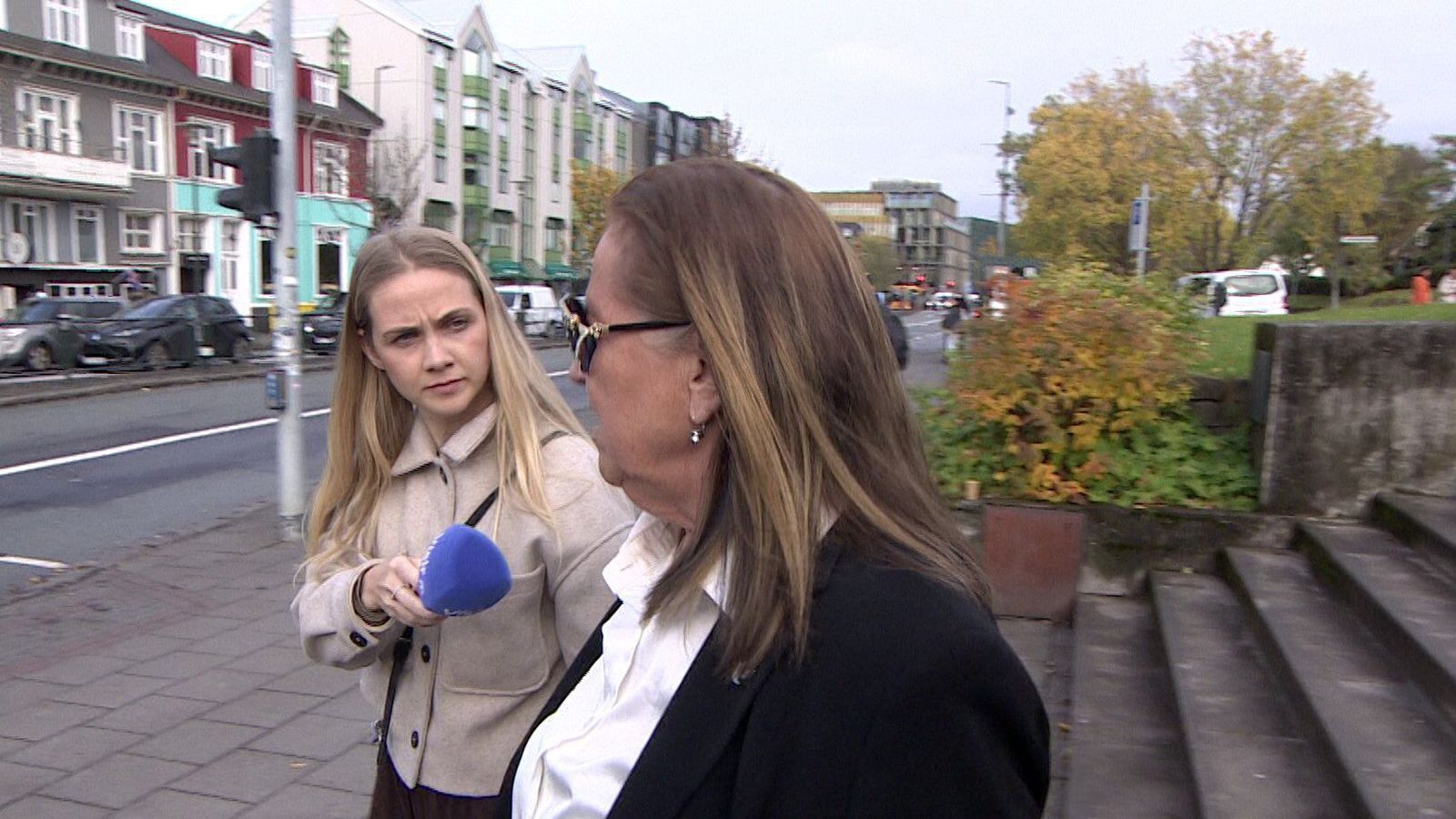 Inga vildi alls ekki svara spurningum frétta­manns