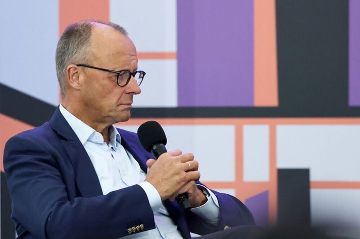 Friedrich Merz Þýskalandskanslari og leiðtogi Kristilegra demókrata.