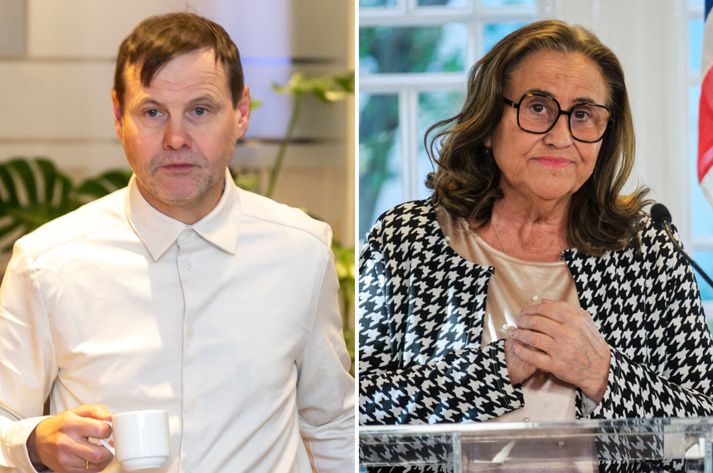 Haraldur F. Gíslason formaður Félags leikskólakennara segist fyrirgefa ráðherra orð hennar í Reykjavík síðdegis í gær.