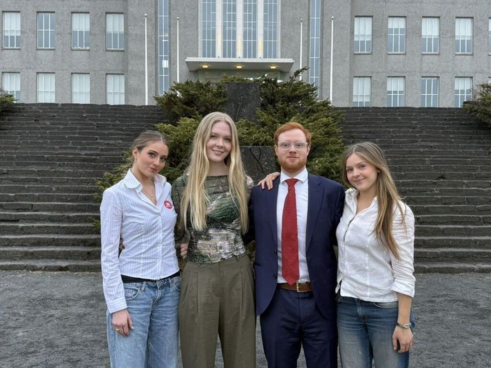 María Björk Stefánsdóttir, Katla Ólafsdóttir, Kjartan Helgi Guðmundsson og Auður Halla Rögnvaldsdóttir.