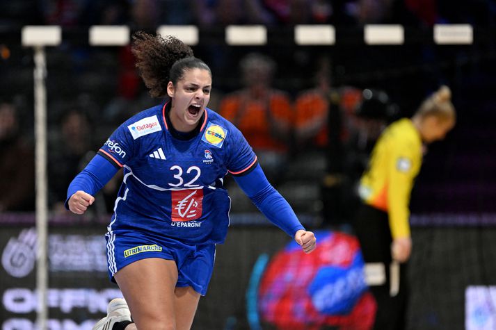 Sarah Bouktit var markahæst í liði Frakklands með 9 mörk. 