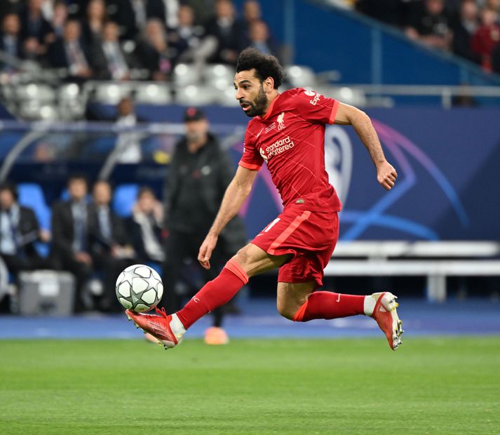 Mohamed Salah fékk í kvöld enn eina rósina í hnappagat sitt. 