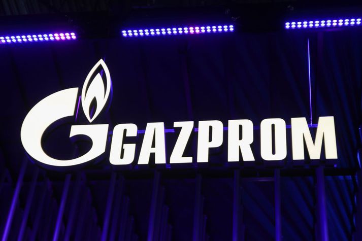 Gazprom ber fyrir sig viðhald á túrbínu.