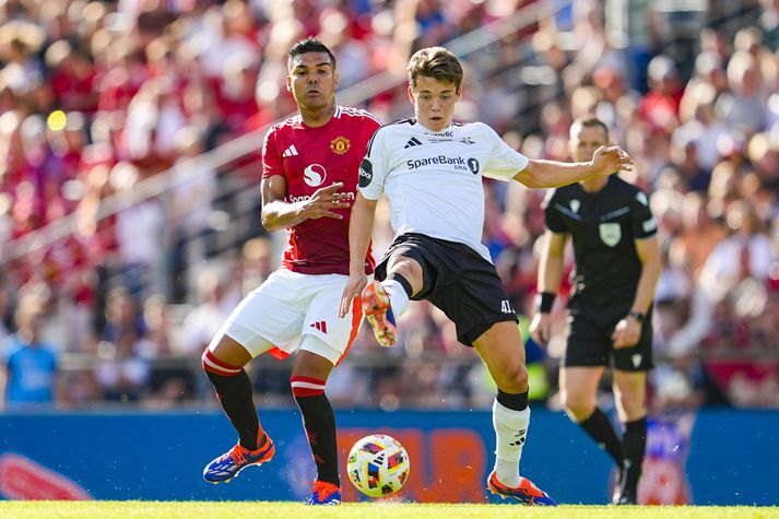 Nypan í vináttuleik gegn Manchester United.