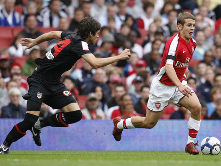 Hinn 17 ára gamli Jack Wilshere er framtíðarstjarna í enska boltanum.