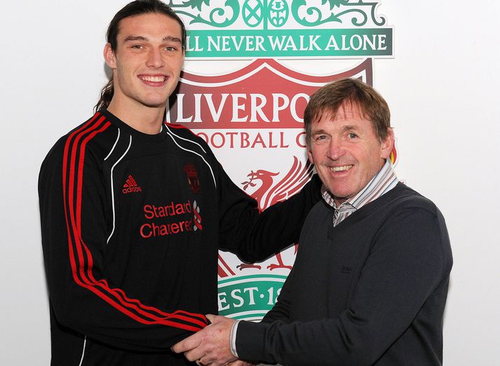 Andy Carroll þegar Kenny Dalglish keypti hann til Liverpool.