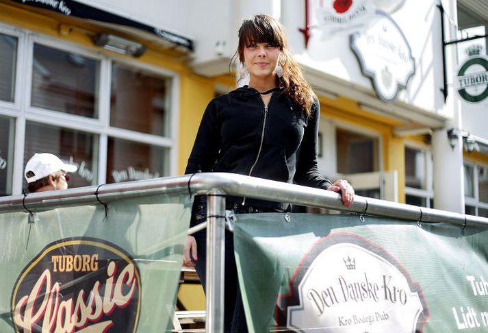 Dagmar Erla Jónasdóttir, vaktstjóri á Dönsku kránni, er ein þeirra sem skipuleggur tónlistarhátíð í anda Hróarskeldu dagana 30. júní til 3. júlí. FRÉTTABLAÐIÐ/VALLI