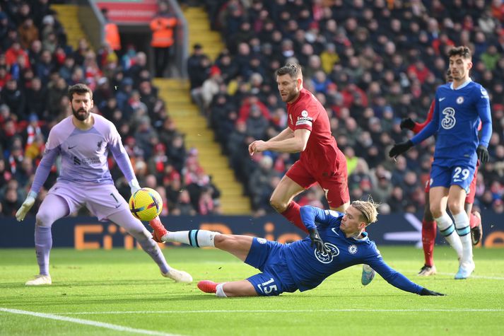 Mykhailo Mudryk kom inn á í sínum fyrsta leik eftir að hafa gengið í raðir Chelsea frá Shakhtar Donetsk.