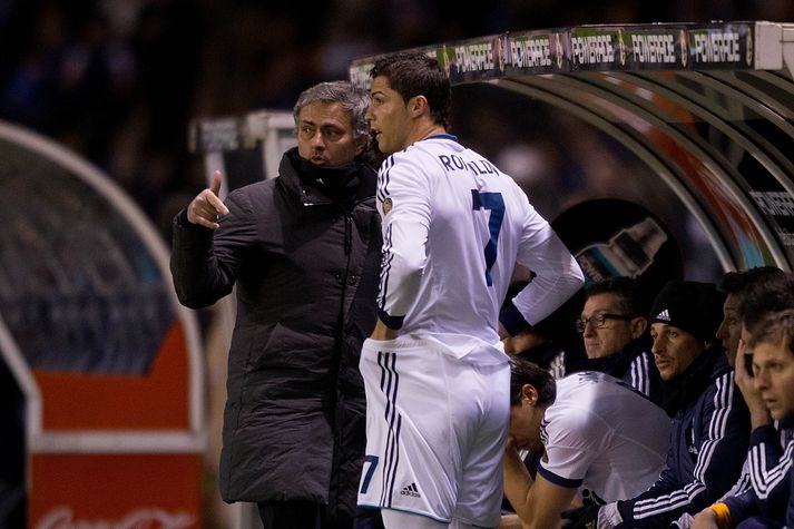 Ronaldo og Mourinho.