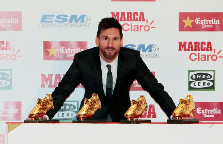 Spilar hann úr skóm af gulli, þessi Messi?